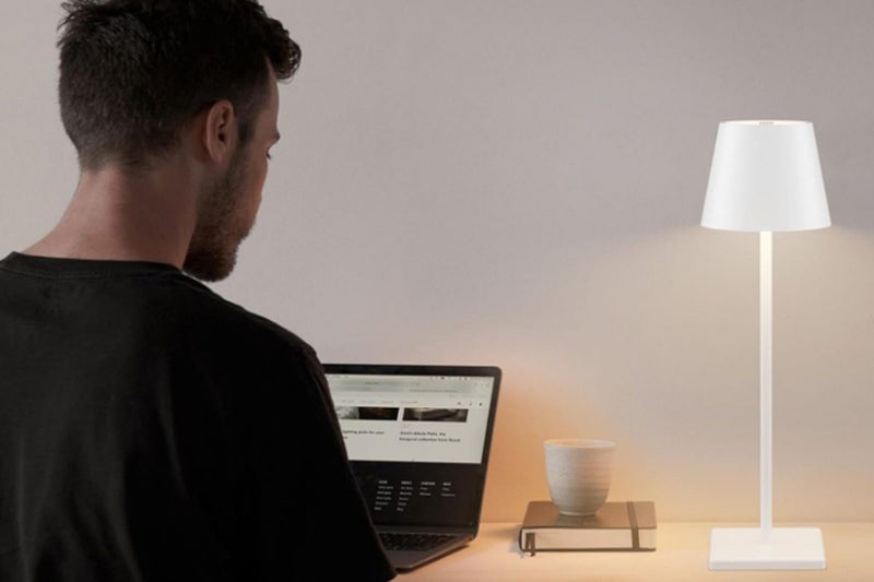 2Pcs Rechargeable Table Lamp 3 Color Cordless LED Table Lamp Touch Desk Lamp-Whi Carousel 9