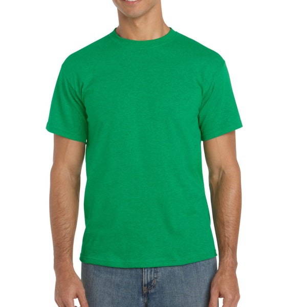 Gildan Unisex Adult Plain Cotton Heavy T-Shirt Carousel 3
