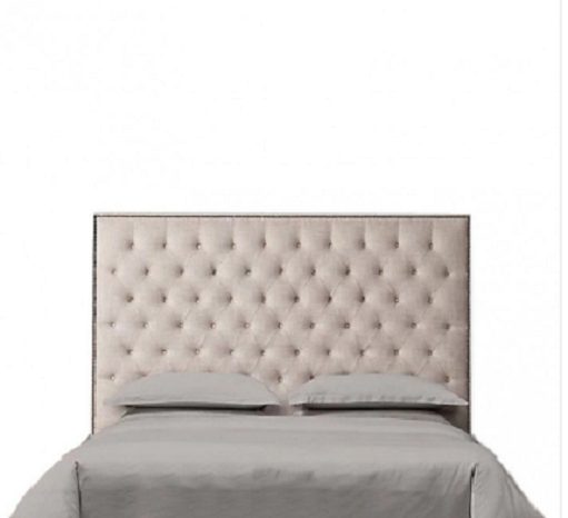 Eagle Buttoned Style Upholstery Headboard - King - BLACK *60% OFF Carousel 1