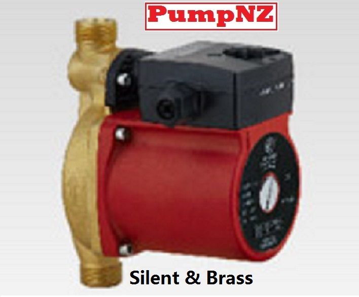 High Pressure Hot Water Shower Booster Pump 150W - Silent & Brass WP15PBG10 Carousel 1