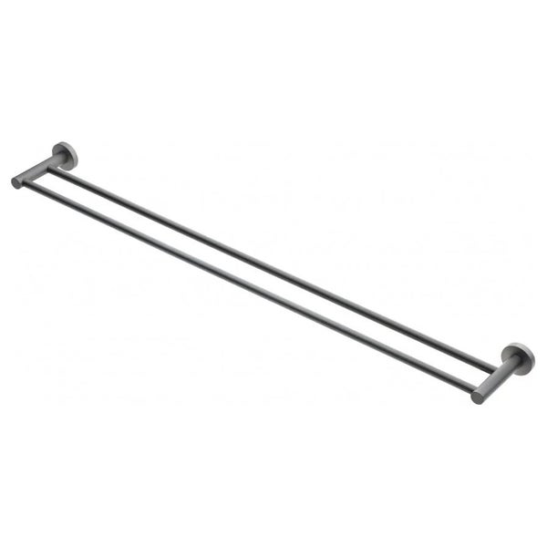 CANCELLED ORDER Heirloom Aura Double Towel Rail 800mm | Gunmetal Carousel 1