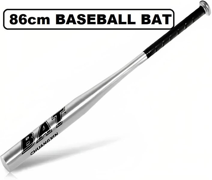 34" Aluminium Baseball Bat 86cm Softball Bat - Silver Carousel 1