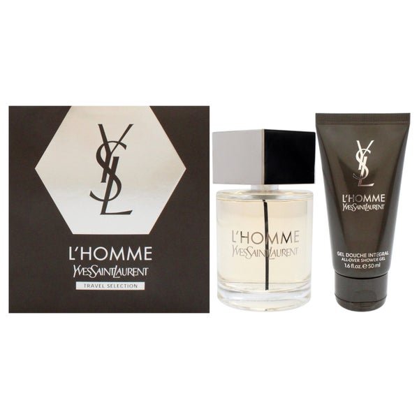 Yves Saint Laurent LHomme by Yves Saint Laurent for Men - 2 Pc Gift Set 3.3oz... Carousel 1