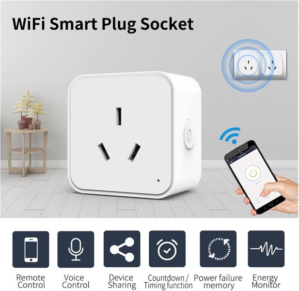 Wifi Smart Plug. Works with Alexa, Google Assistant Carousel 2