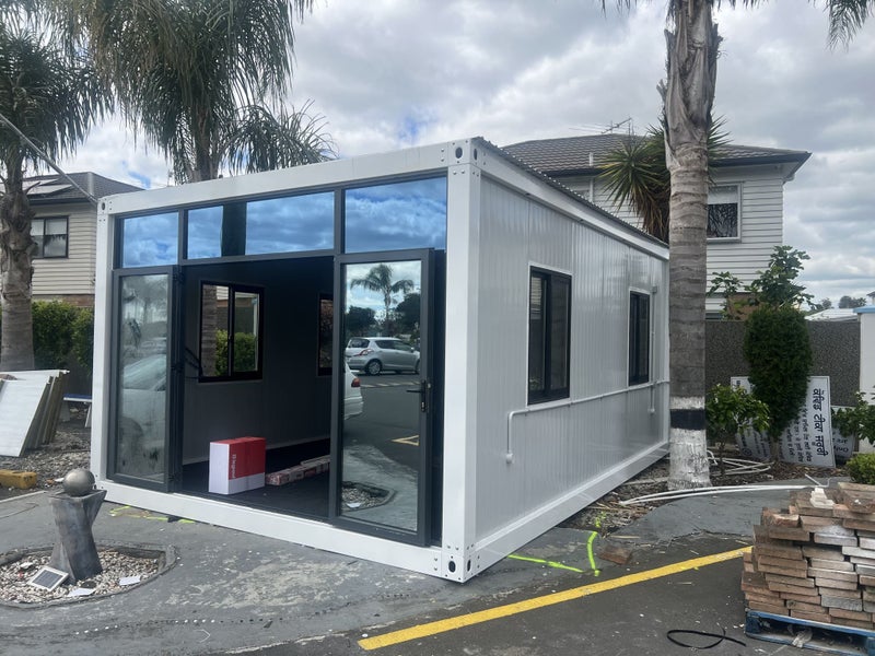 6*4m Glass Wall PORTABLE UNIT / CABIN/BUILDING/TINY HOUSE Carousel 1