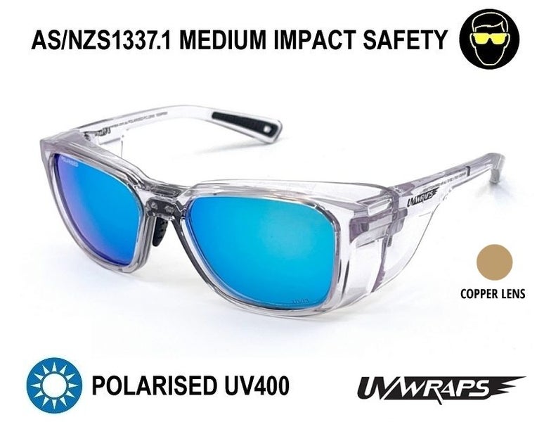 UV Wraps 1839 Polarised Safety Sunglasses (1839-PBM) Carousel 1
