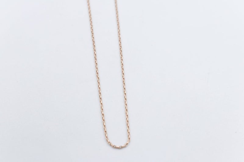 9ct Rose Gold Belcher Link Chain 55cm Carousel 2