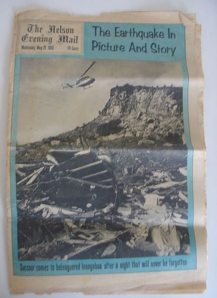 Inangahua Earthquake 1968 Nelson Evening Mail Carousel 1