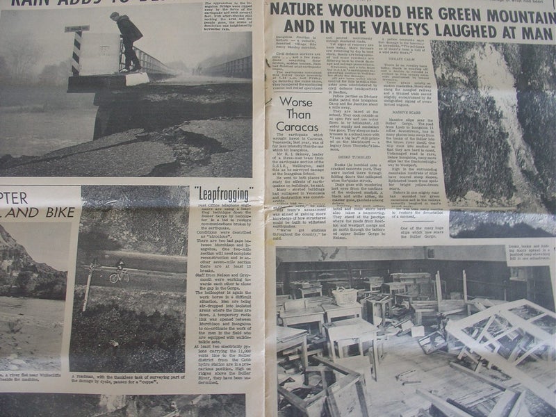 Inangahua Earthquake 1968 Nelson Evening Mail Carousel 2