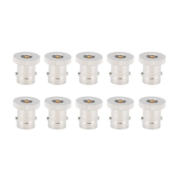 bnc connector radio cable connector rf coaxial adapter 10 Pcs BNC Female to SMA Carousel 5