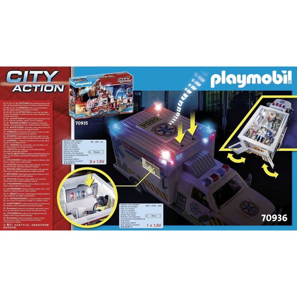 Playmobil Rescue Ambulance with Lights and Sound Carousel 8