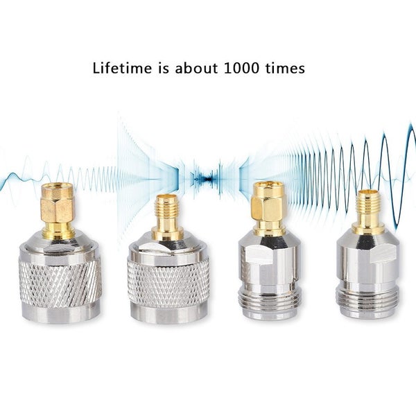 adapter connector sma to n 4PCS SMA to N Adapter N Male/Female to SMA Carousel 5