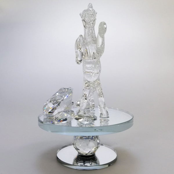 Clear Glass Rearing Horse63002474306818113