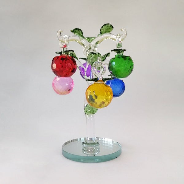 Colourful Glass Apple Tree629989371735051112