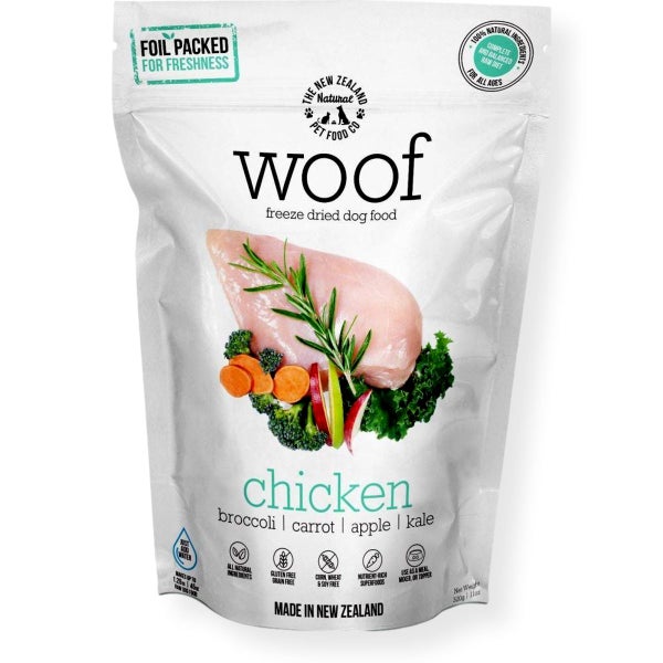 WOOF Freeze Dried Dog Food & Treat Chicken Carousel 1
