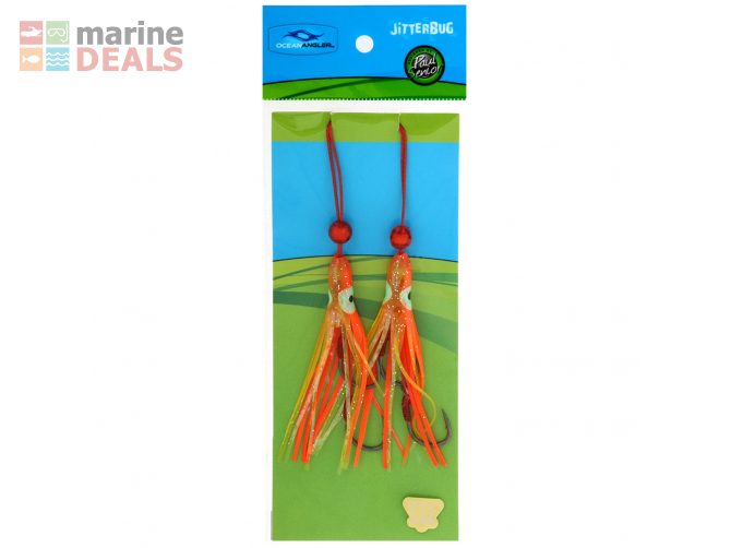 Ocean Angler Jitterbug Assist Rig 2.5in Orng Gold Carousel 2