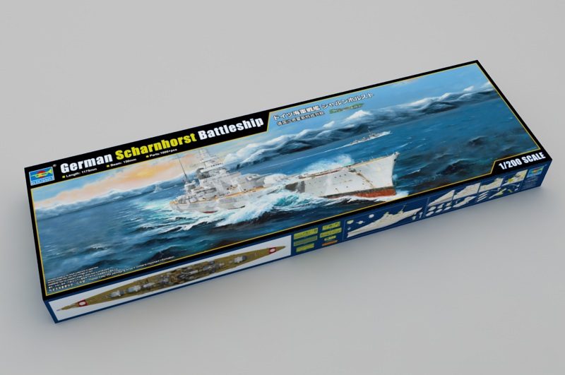 German Battleship Scharnhorst Trumpeter | No. 03715 | 1:200 Carousel 1