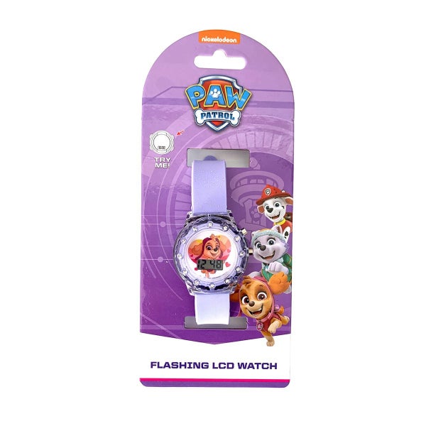 Skye Paw Patrol Flashing LCD Watch Carousel 1