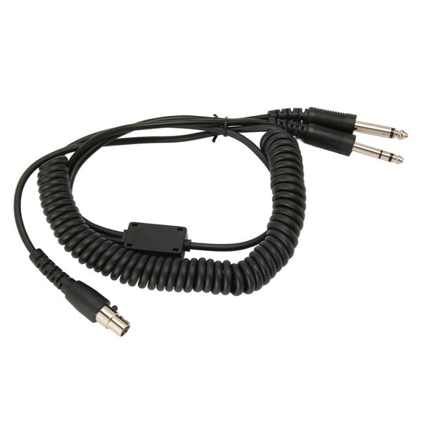 mini xlr 5 pin plug to ga dual plugs headset adapter cable Mini XLR 5 Pin Plug Carousel 5
