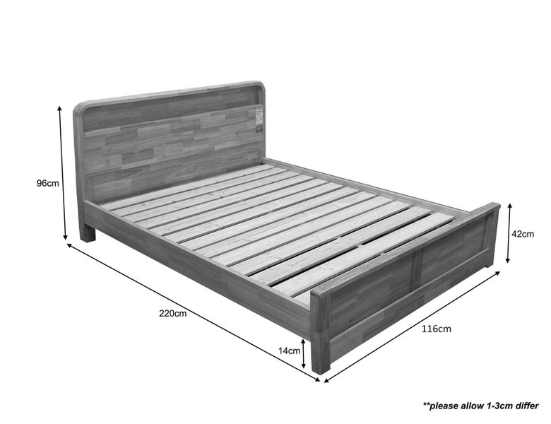 Solid Wood King Single Bed Carousel 8