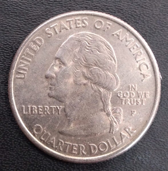 USA COIN, STATE QUARTER, 2001 NORTH CAROLINA "D" MINTMARK. Carousel 2