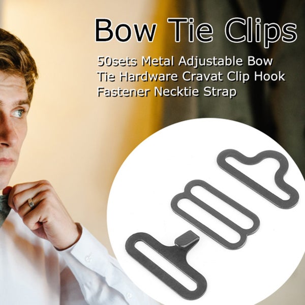 Metal Adjustable Bow Tie Hardware Cravat Clip Carousel 1