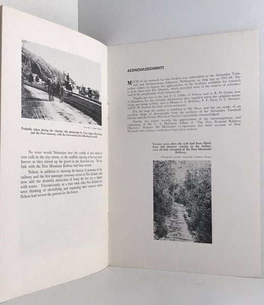 NEW ZEALAND'S FIRST RAILWAY: Dun Mountain Railway, Nelson by A. N. Palmer 1975 Carousel 6