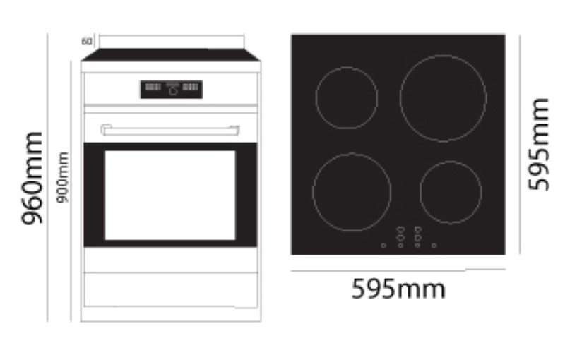 Parmco - Freestanding Stove - 600mm Stainless Steel Induction (FS600SI) Carousel 3