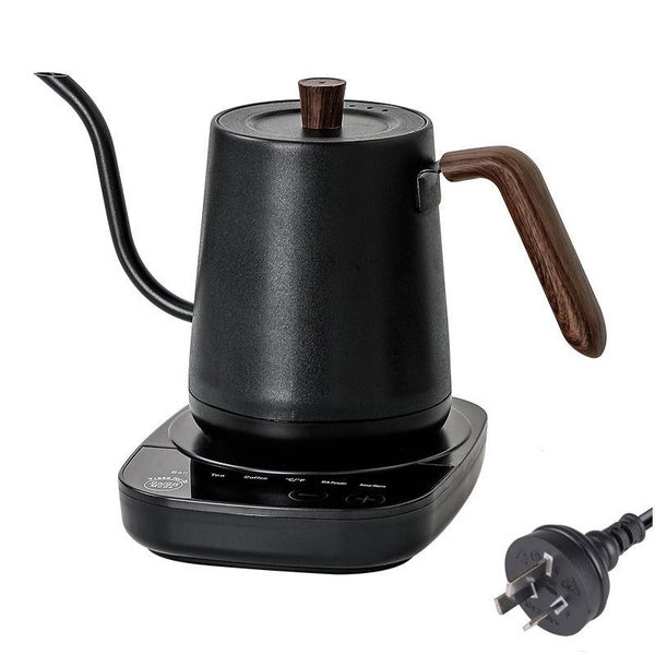 Electric Gooseneck Kettle Temperature Control Keep-Warm 800ML Black Carousel 1