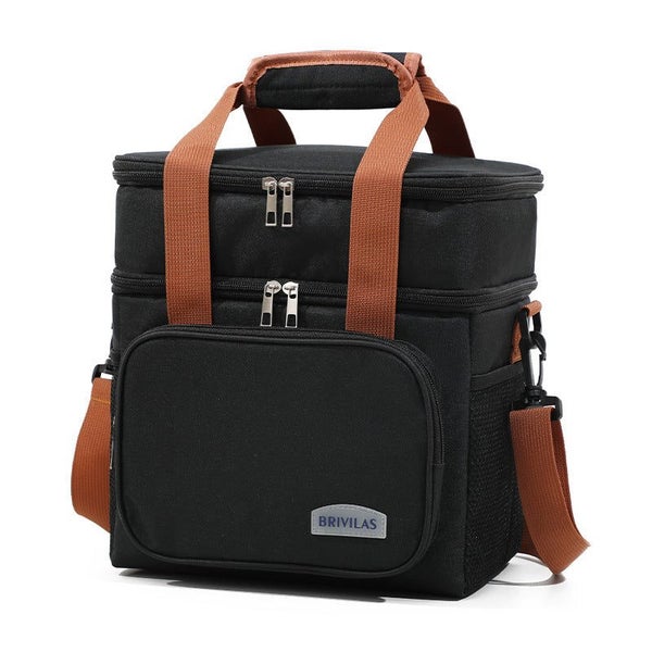 Large Capacity Double Layer Crosbody Lunch Bags Carousel 1
