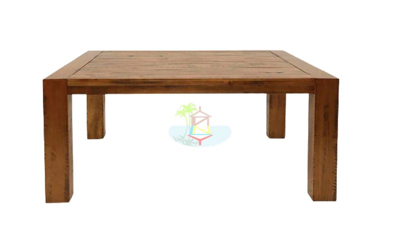 Woodgate# NZ Pine Rustic Dining Table | 1.5M| TR Carousel 1