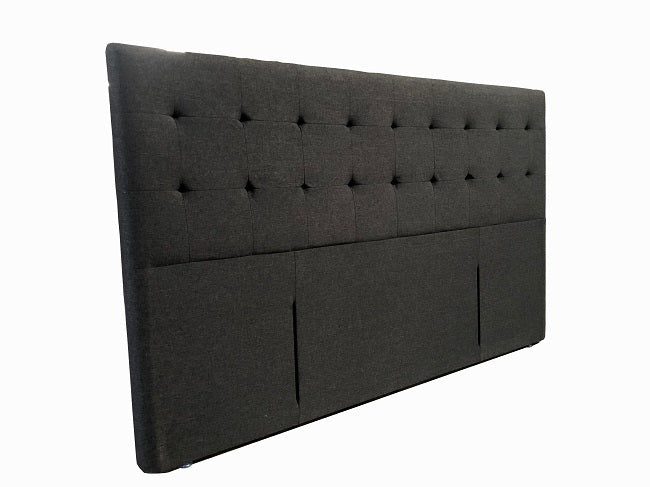 Boston# Headboard | Double | Charcoal color ** Carousel 1