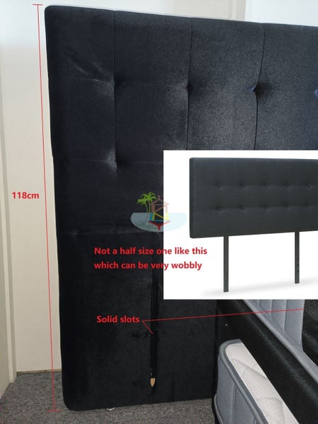 Boston# Headboard | King-Single | Beige color | LS Carousel 7