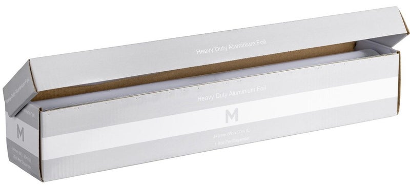 Extra Heavy Duty Aluminium Foil Dispenser, Silver,440mm x 90m x 25mu Carousel 1