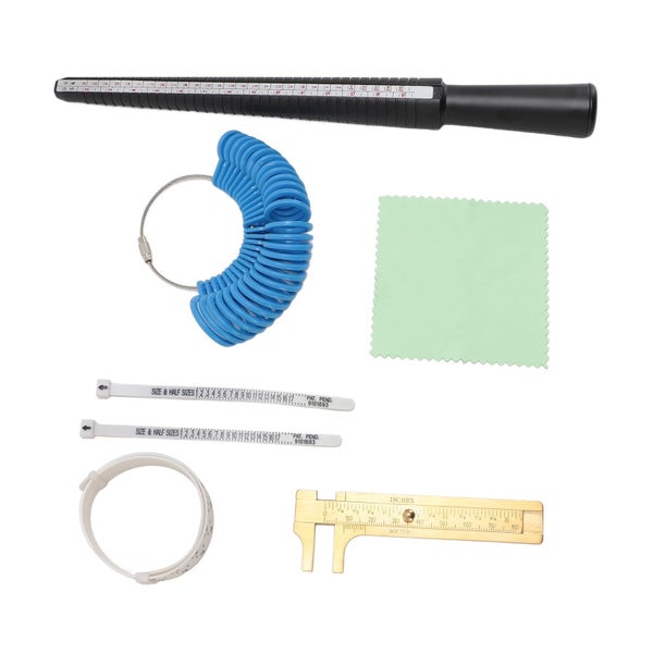 jewelry ring sizing measuring set mandrel ring sizer measurement tool 7pcs Ring Carousel 2