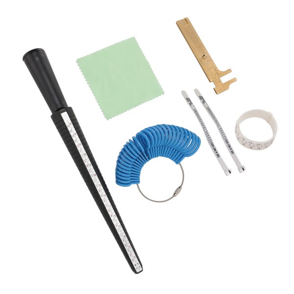 jewelry ring sizing measuring set mandrel ring sizer measurement tool 7pcs Ring Carousel 5