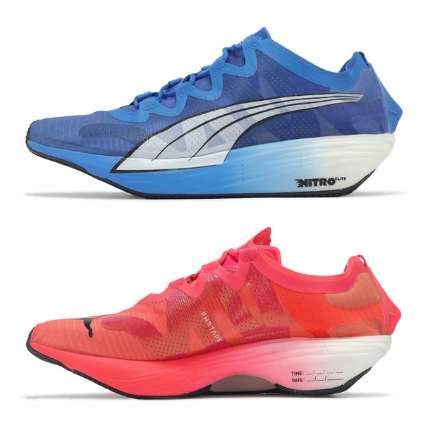 Puma Fast-FWD Nitro Elite Fire Orchid Ultra Blue Mismatch Men Racing 376591-08 Carousel 1