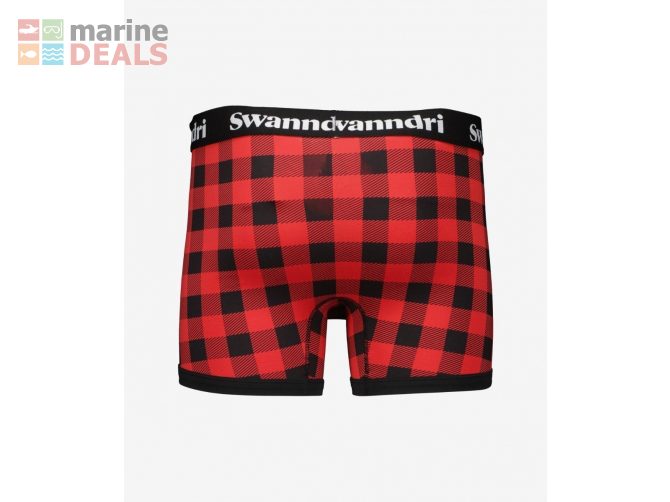 Swanndri SS24 Cotton Mens Underwear Red/Black Che… Carousel 8