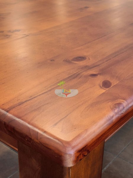 Felton# NZ Pine Chunky Dining Table | 2.1M | LS Carousel 5