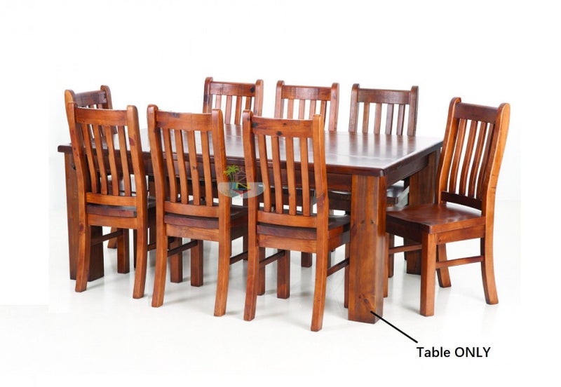 Felton# NZ Pine Chunky Dining Table | 2.1M | LS Carousel 2