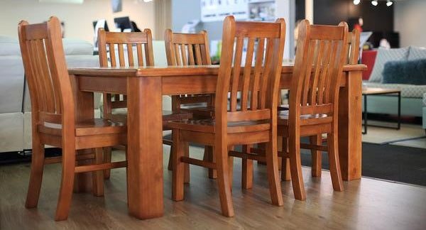 Felton# NZ Pine Chunky Dining Suite | 2.4M Table&10 Chairs| TR Carousel 13
