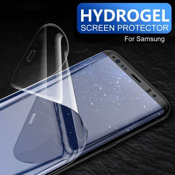 SAMSUNG S8 S9 HYDROGEL AQUA FLEXIBLE Crystal Screen Protector Soft Flim Carousel 1