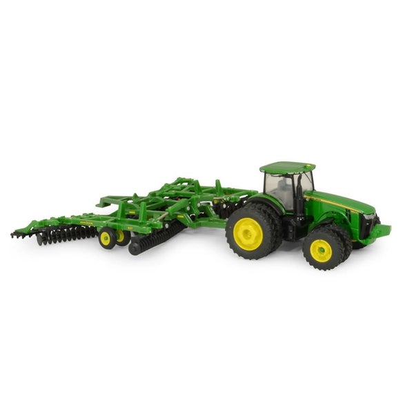 1:64 John Deere 8320R Tractor with 637 Disk Set Carousel 1