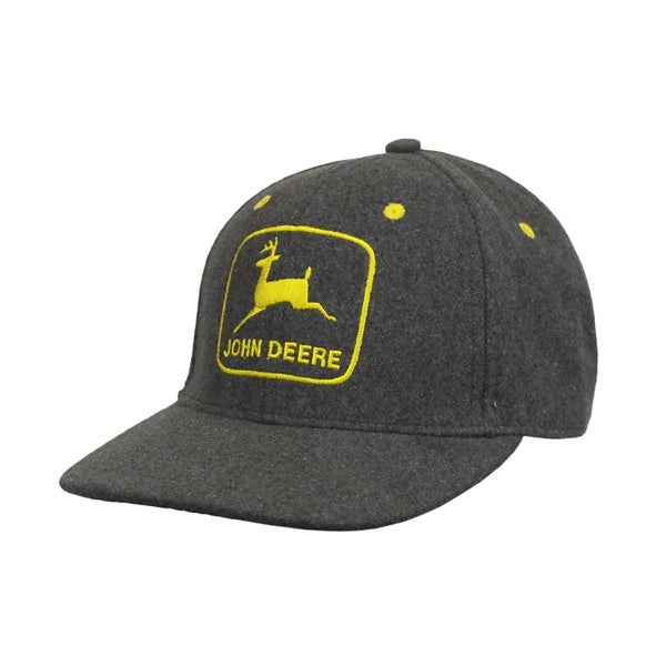 John Deere Faux Melton Wool Cap Carousel 1