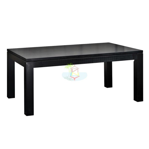 PurePine# NZ Pine Dining Table | 1.5M | Black color| TR Carousel 1