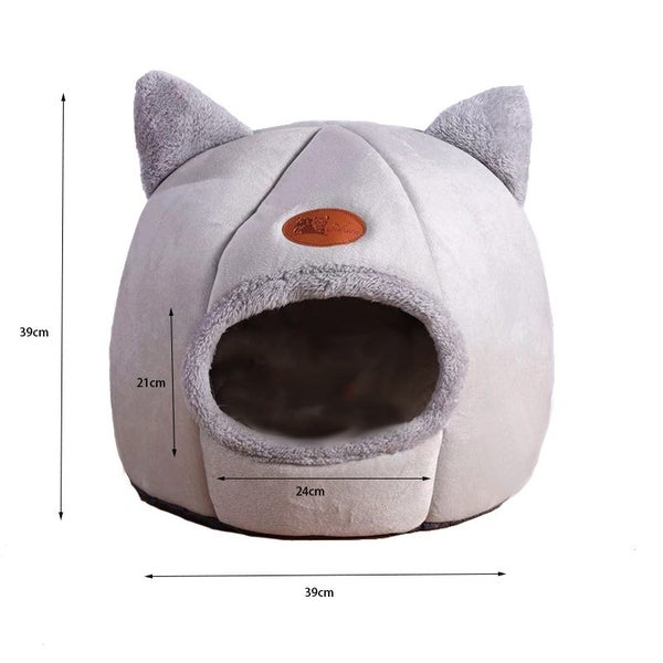 Deep Sleep Comfort In Winter Cat Tent Cozy Cave Nest Carousel 9