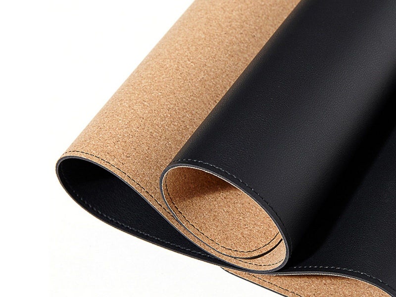 Large Mouse Pad Leather Desk Pad Protector Non Slip Desk Mat Black L Carousel 2