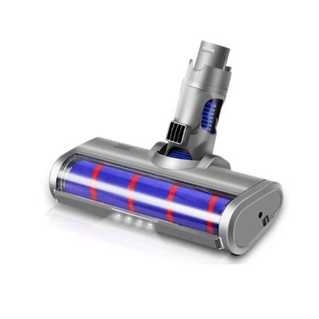LED Motorhead for Dyson V6 DC serial Head Replacement with Soft Roller for Hard Carousel 1