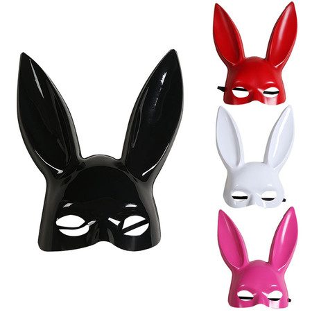 Halloween Bunny Mask Rabbit Ears Set of 4 Carousel 1