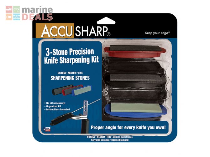 AccuSharp Precision 3-Stone Knife Sharpener Kit Carousel 2